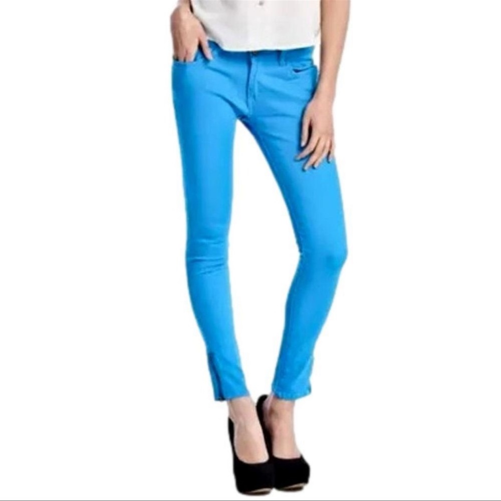 Romeo & Juliet Couture Blue Jewel Skinny Jeans size 26  NWT